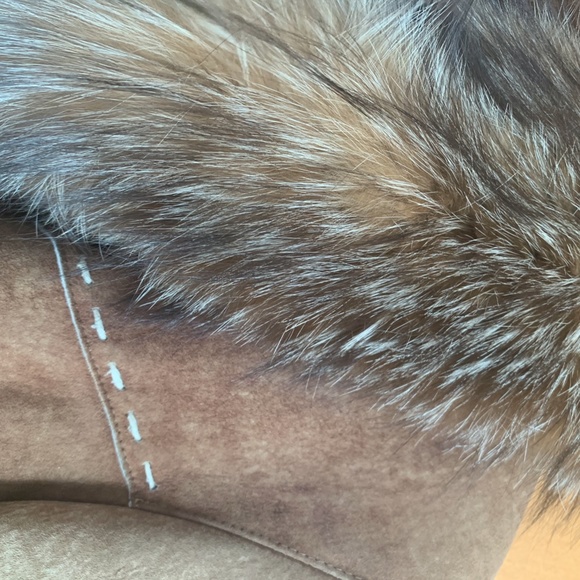 Sheepskin coat /suede - Picture 4 of 16